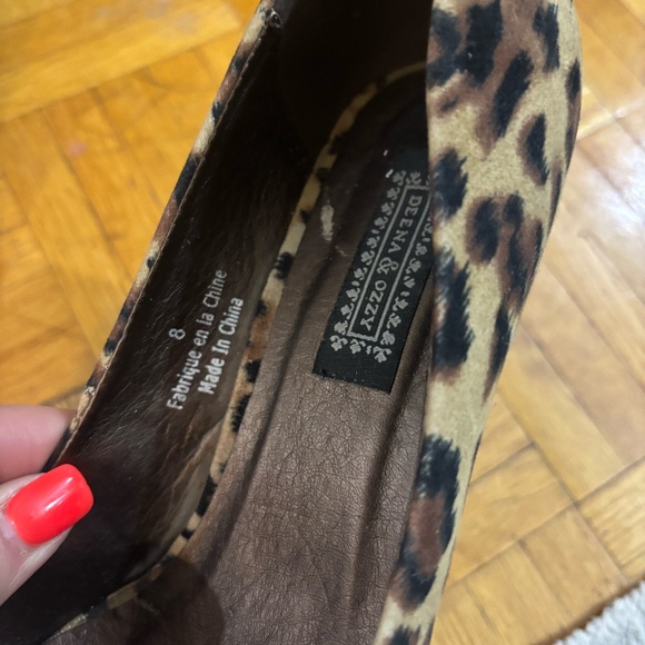 leopard and wood heels early 2010s urban outfitters - Picture 3 of 9